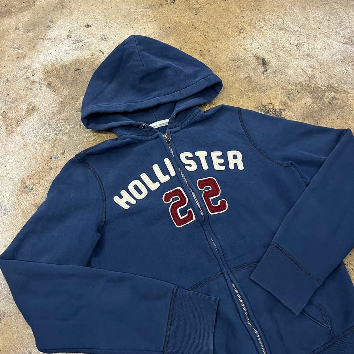 홀리스터 네이비 후드집업 상품이미지1