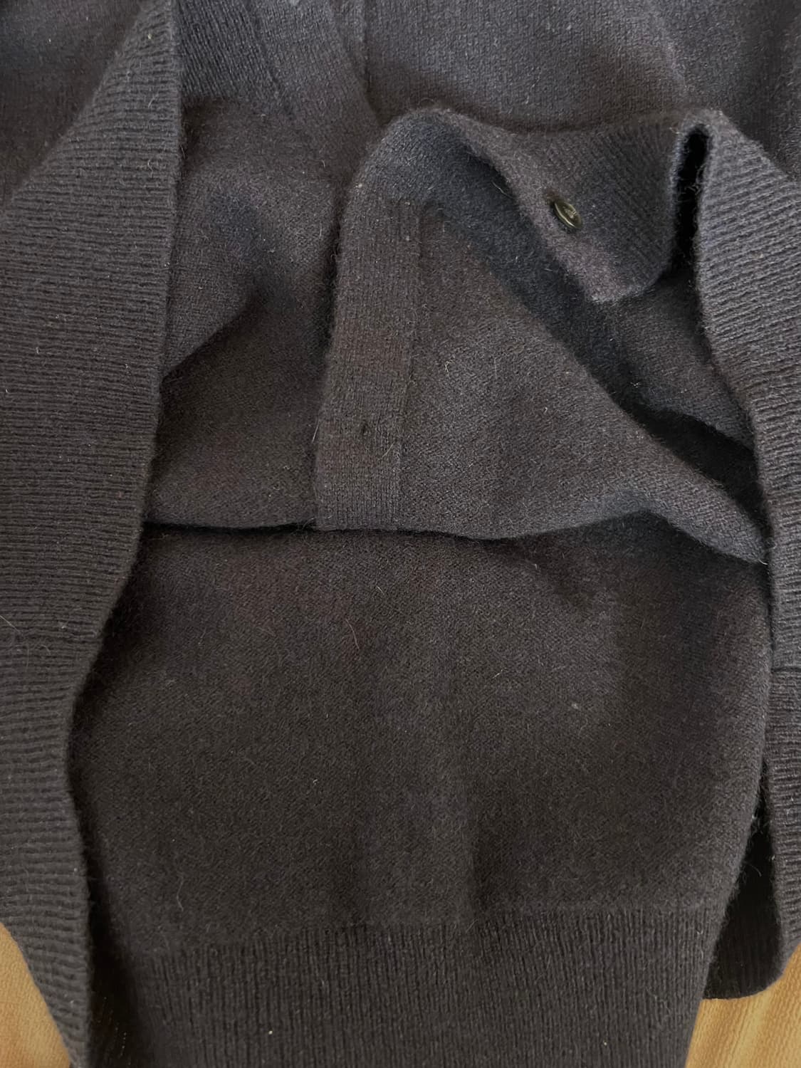 유니클로 여성 네이비 캐시미어100니트 라운드니트가디건 상품이미지6