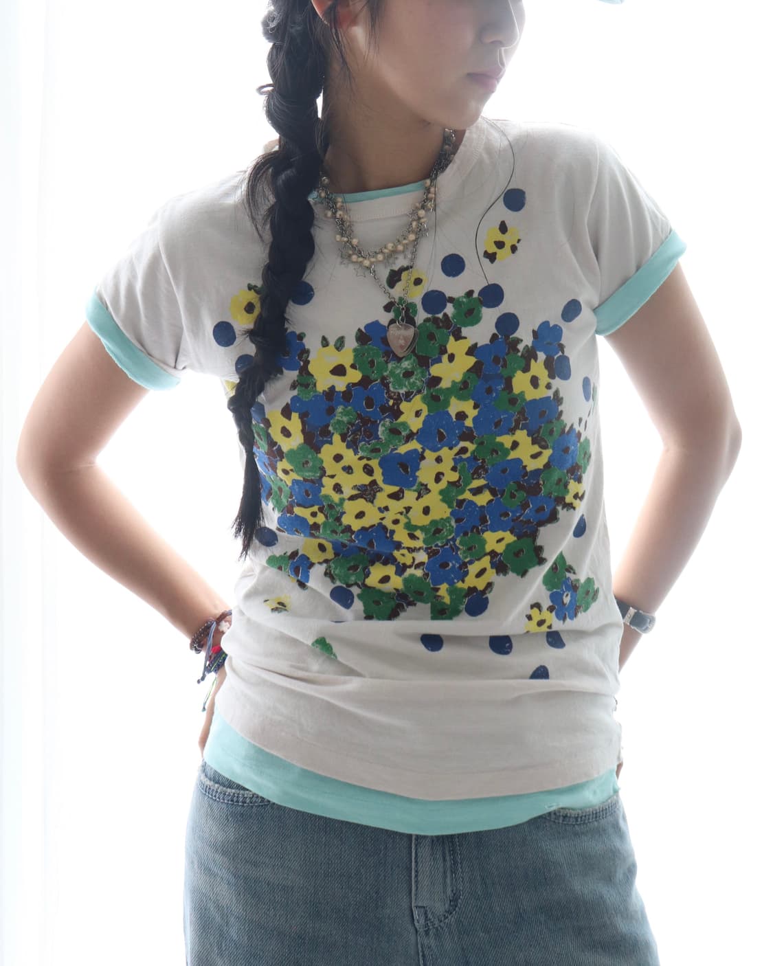 [45rpm] Flower Graphic T-Shirt 상품이미지3