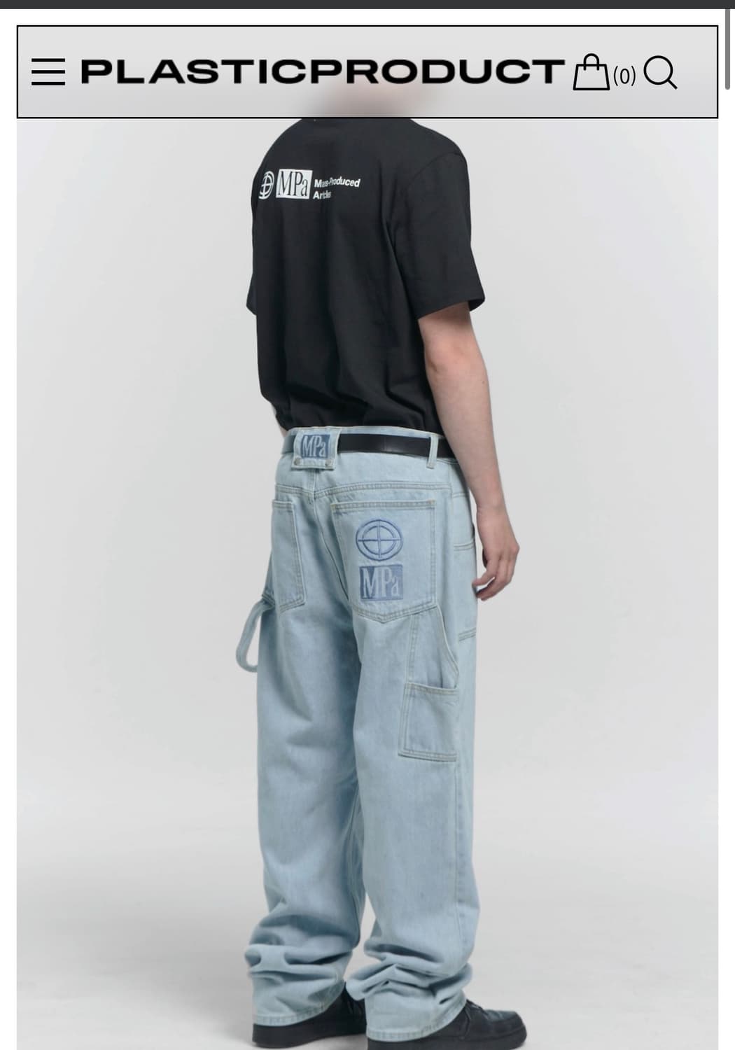 플라스틱 프로덕트 데님팬츠 s구합니당 상품이미지1