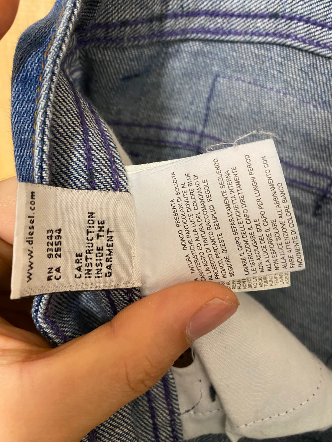 DIESEL zipper denim pant 디젤 지퍼 데님 팬츠 상품이미지10