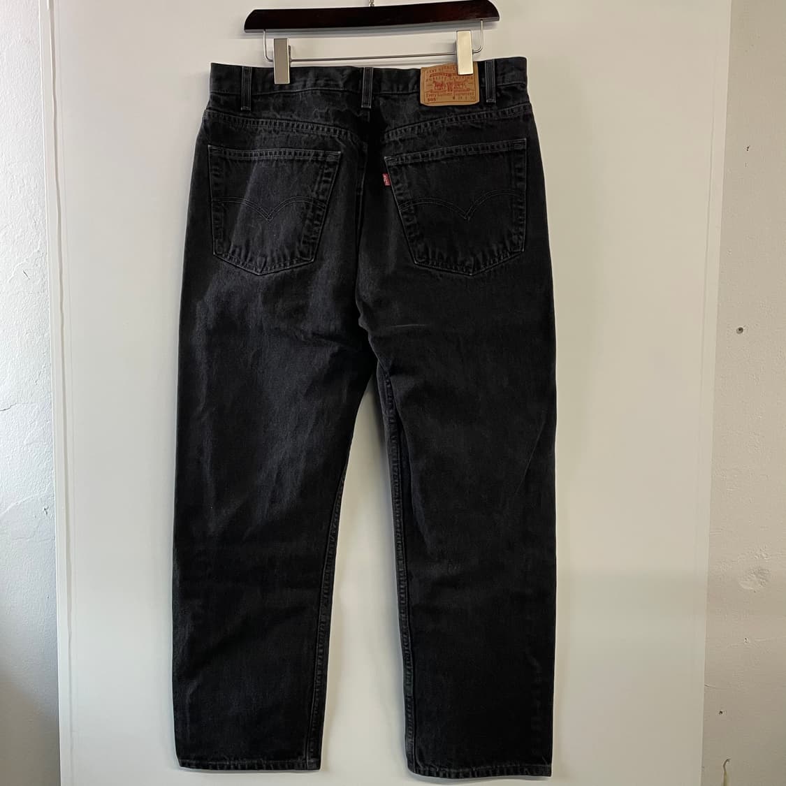 90s 리바이스 505 흑청 데님팬츠 상품이미지6