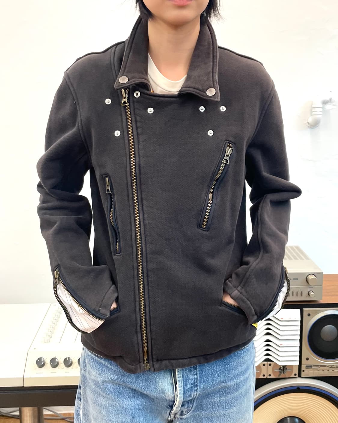 [M] 트라이엄프 폴스미스 스웻 모터사이클 자켓 상품이미지4