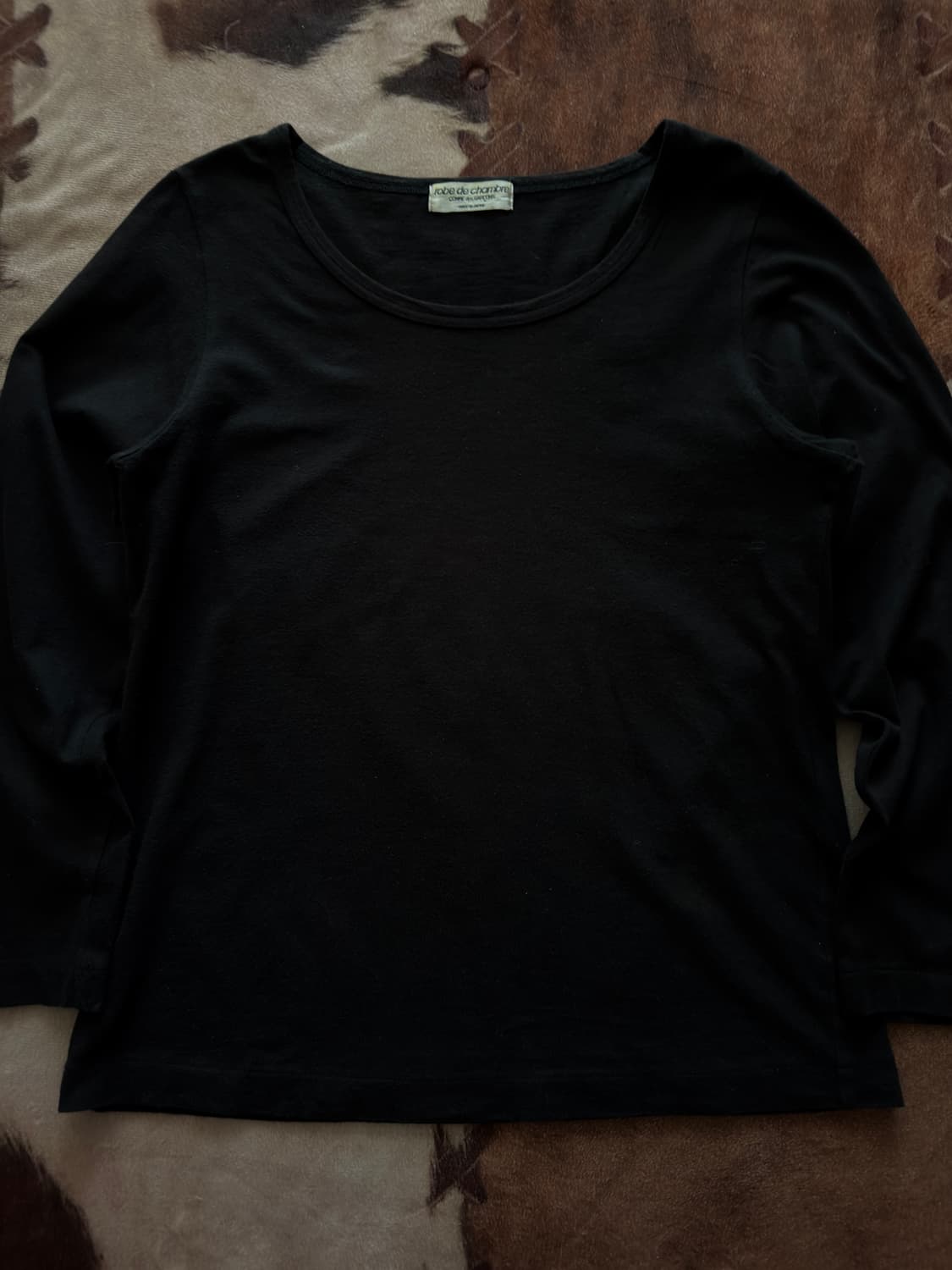 90s COMME des GARCONS black long sleeve  상품이미지3