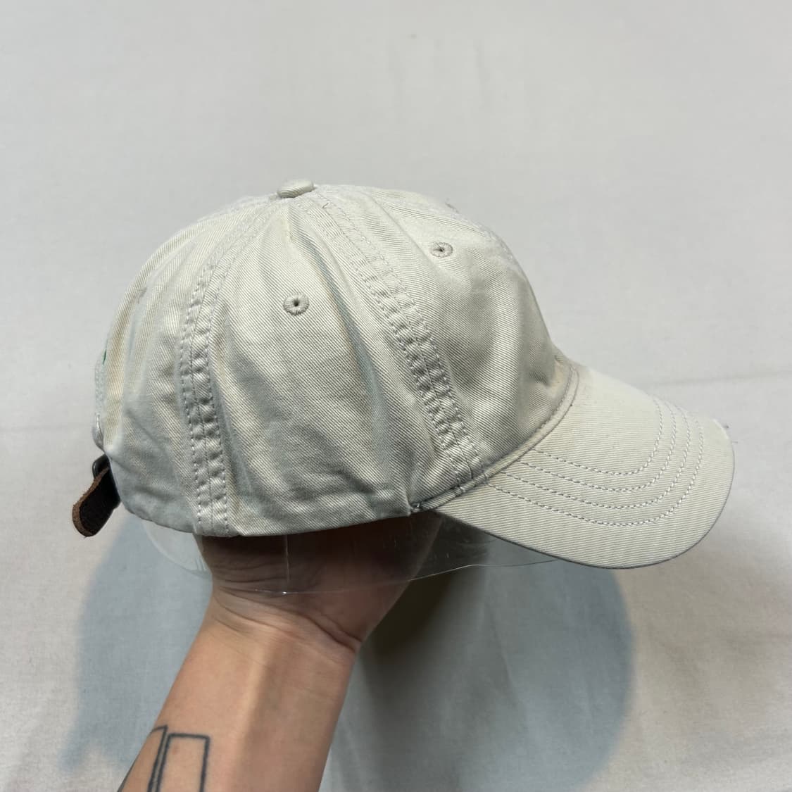 폴로 랄프로렌 베이지 볼캡 모자 가죽스트랩 정품 상품이미지6