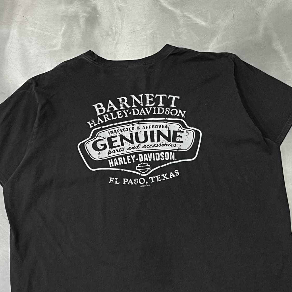  할리데이비슨 프린팅 포켓 반팔티 y15725 상품이미지4