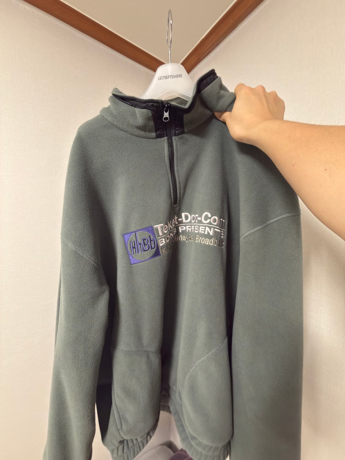 빠더너스 테켓 반집업 플리스 후리스 XL 상품이미지3