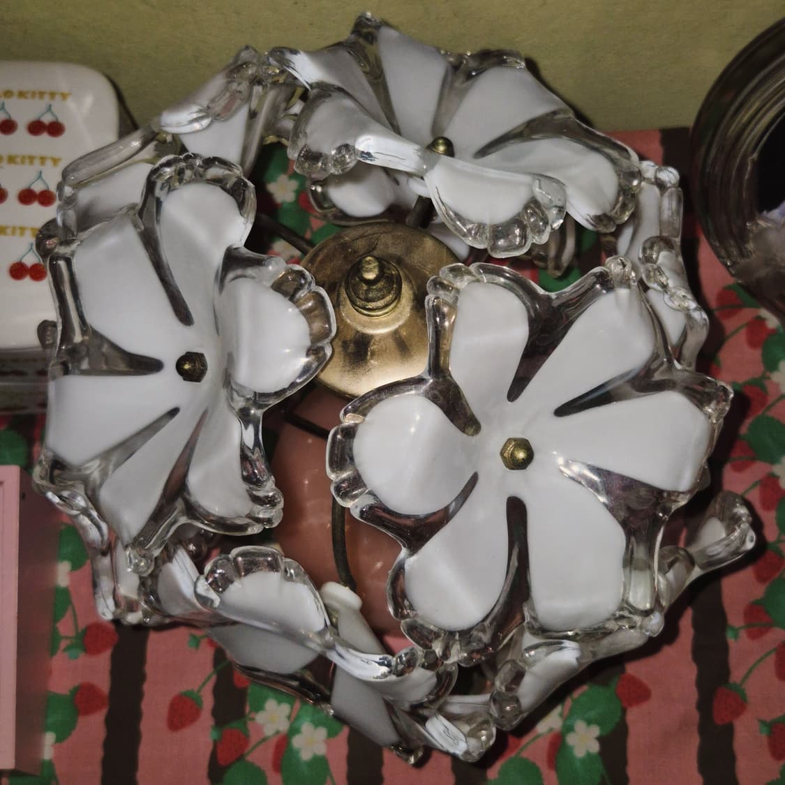 키시마 레트로 핑크 마블 부케 꽃잎 램프 상품이미지9