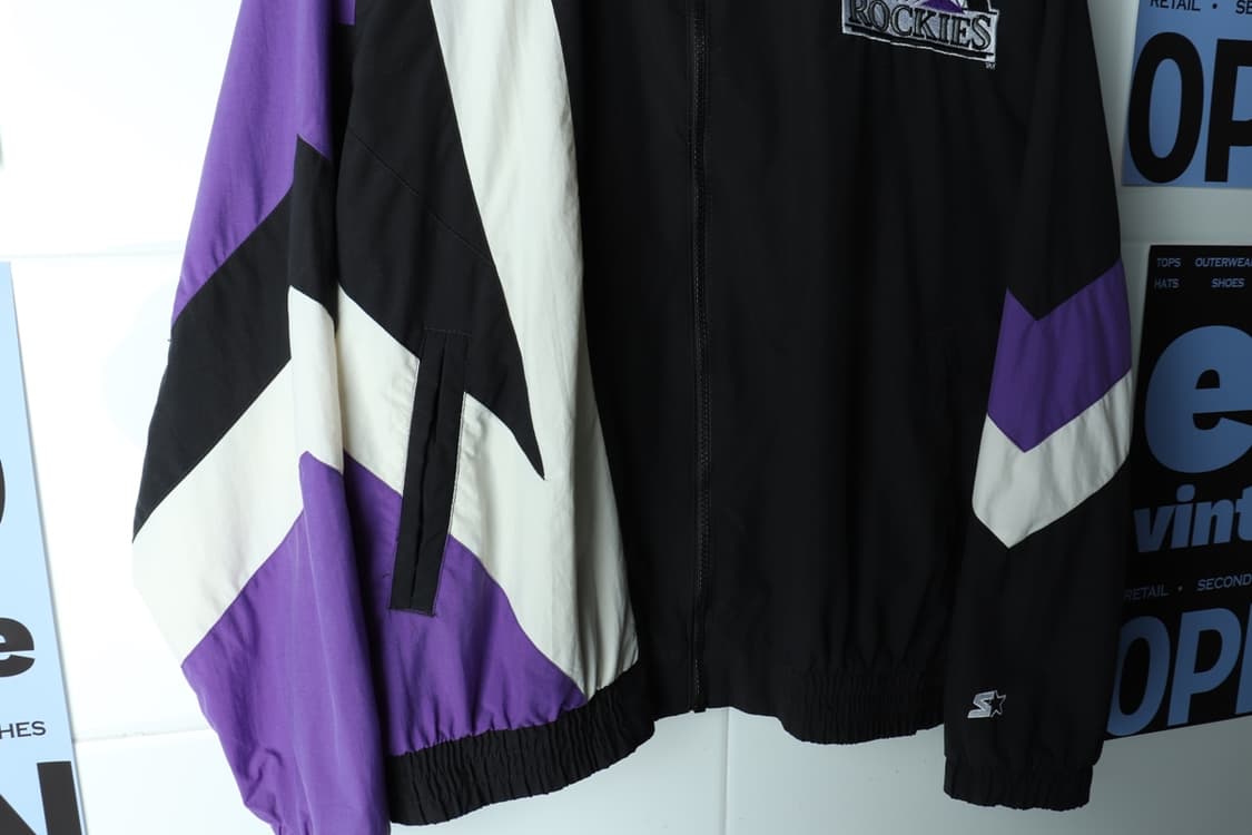 (L-2XL) 스타터 집업 바람막이 점퍼자켓 90S년대-H3H34007 상품이미지7