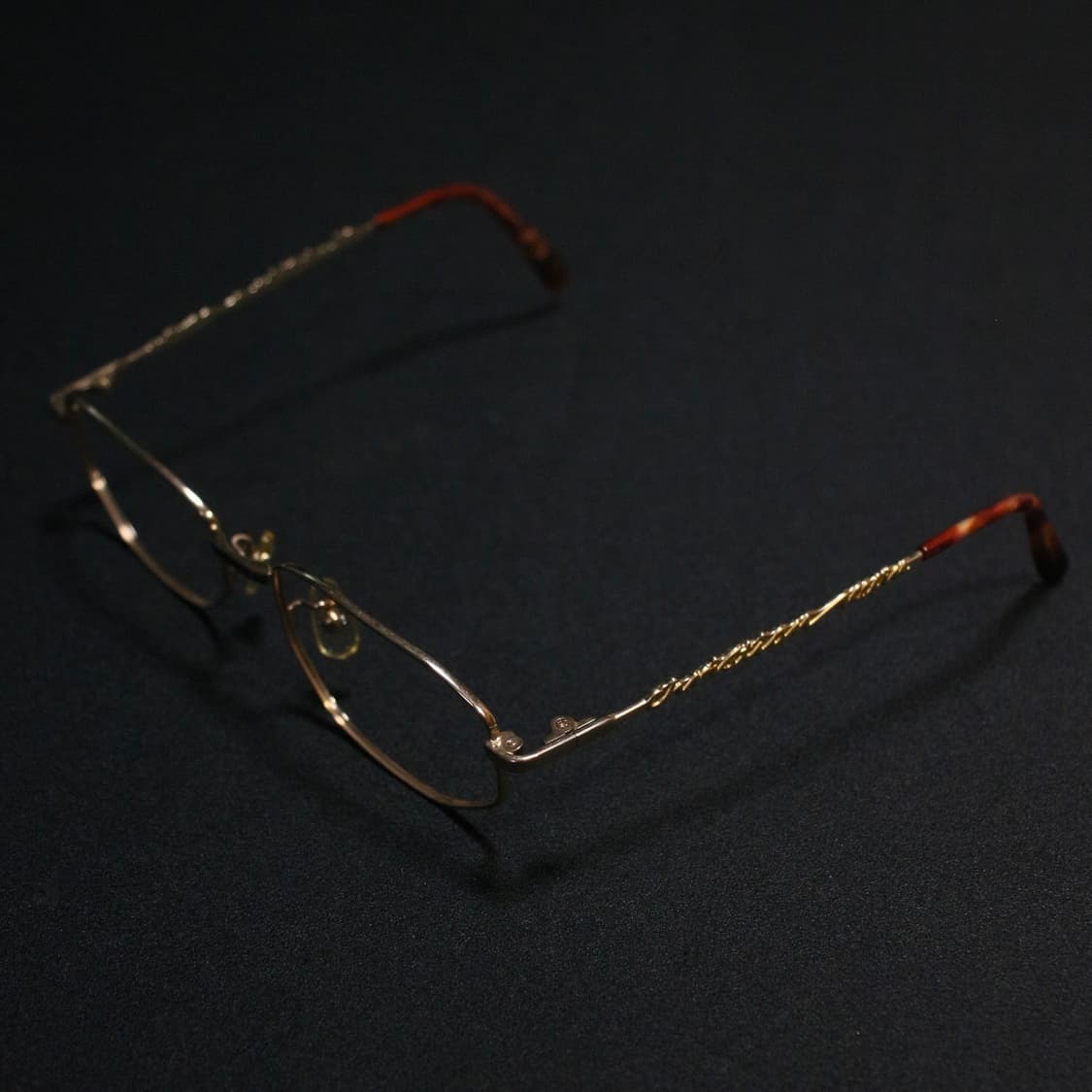 CHRISTIAN KEVIN 로고 금테 안경 상품이미지5