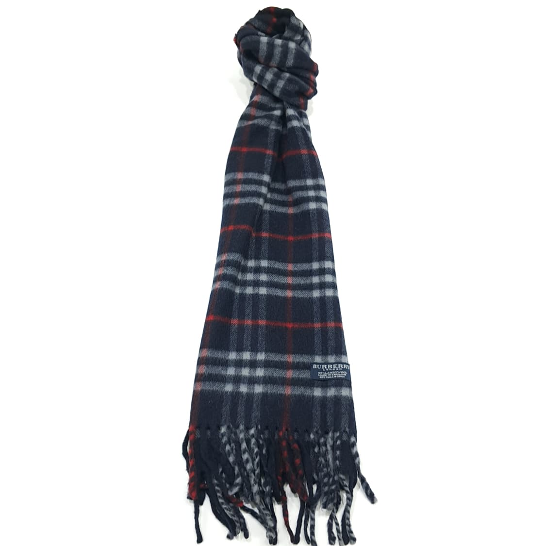 MX309 버버리 블랙 노바체크 램스울 목도리 머플러 상품이미지4