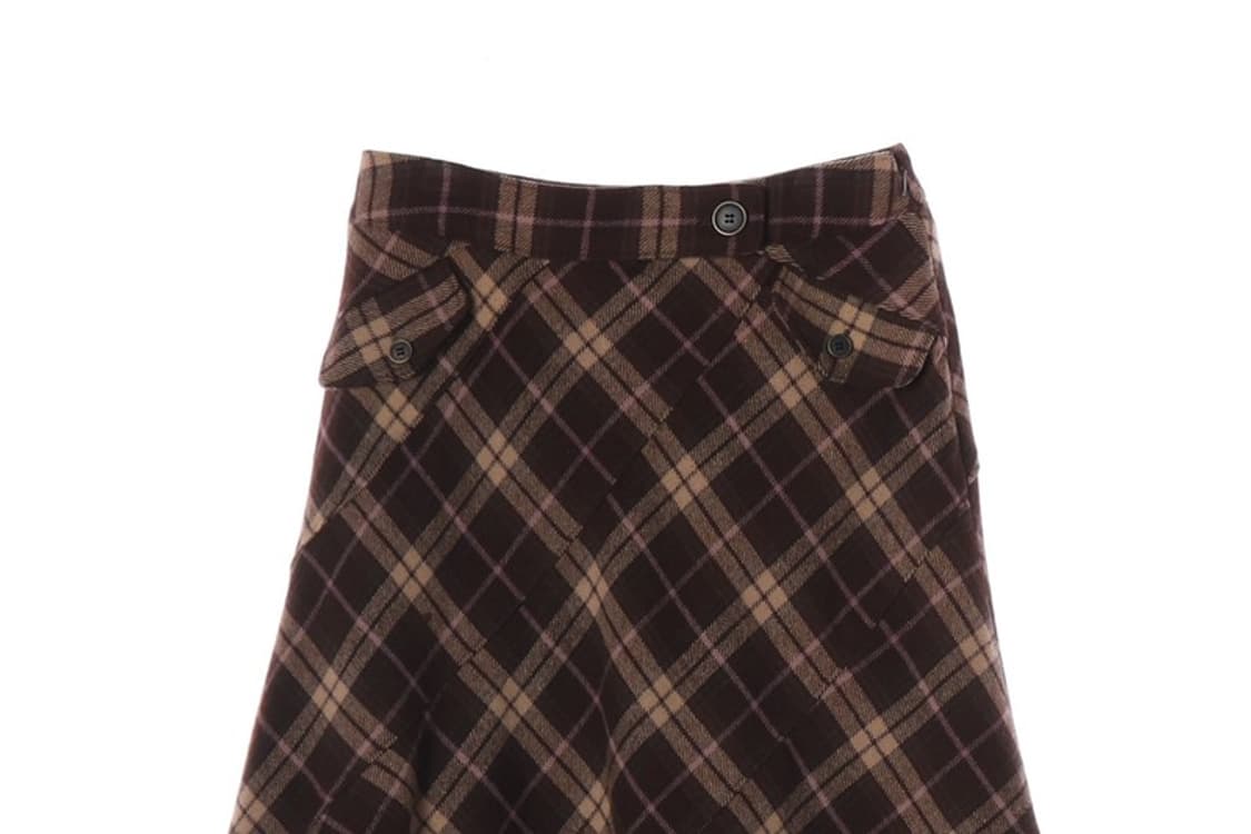 TOMBOY 울 A라인 스커트 64 상품이미지3