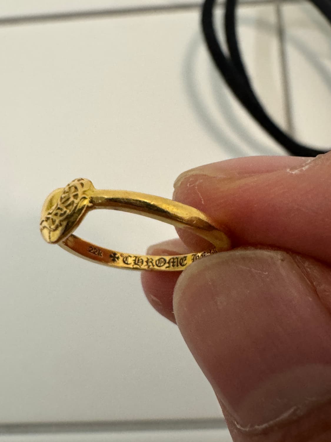 크롬하츠 22k 버블검링 하트 us5 상품이미지3