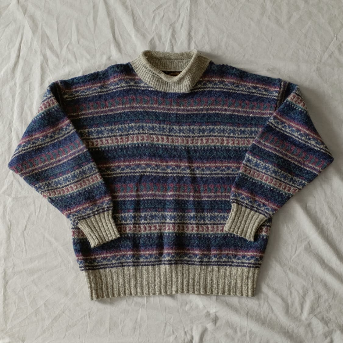 1980‘s Made In USA Eddie Bauer Wool Knit 상품이미지1