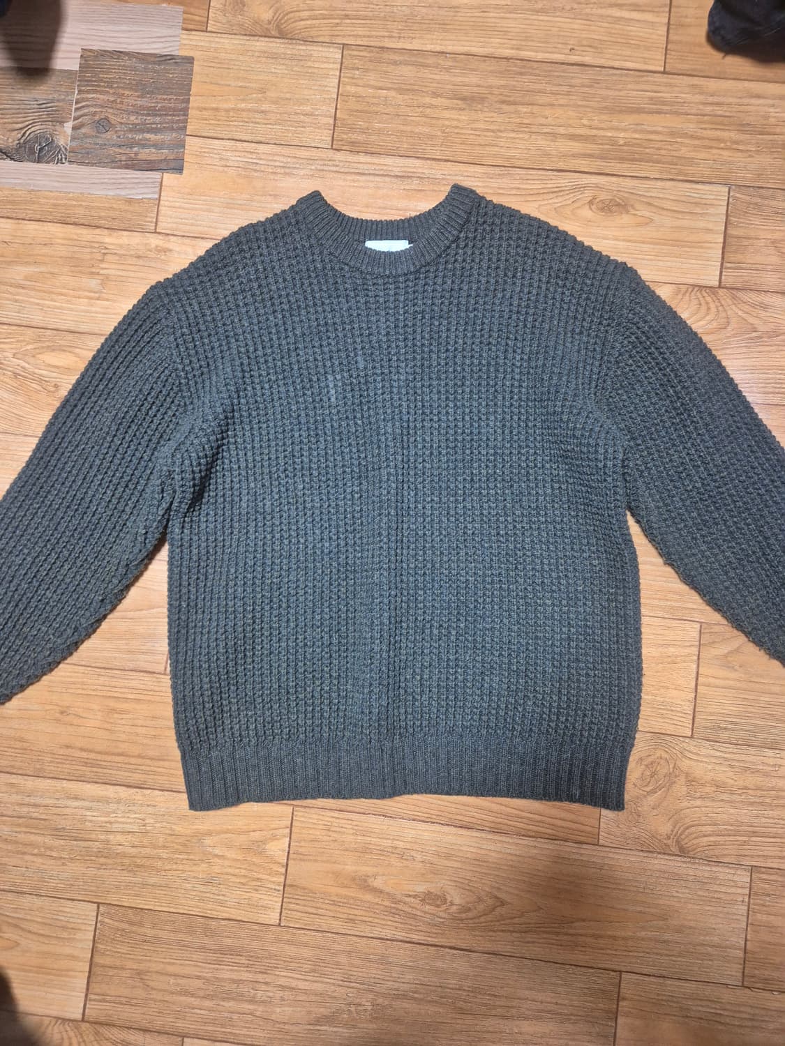 에스피오나지 와플 니트 올리브 상품이미지2