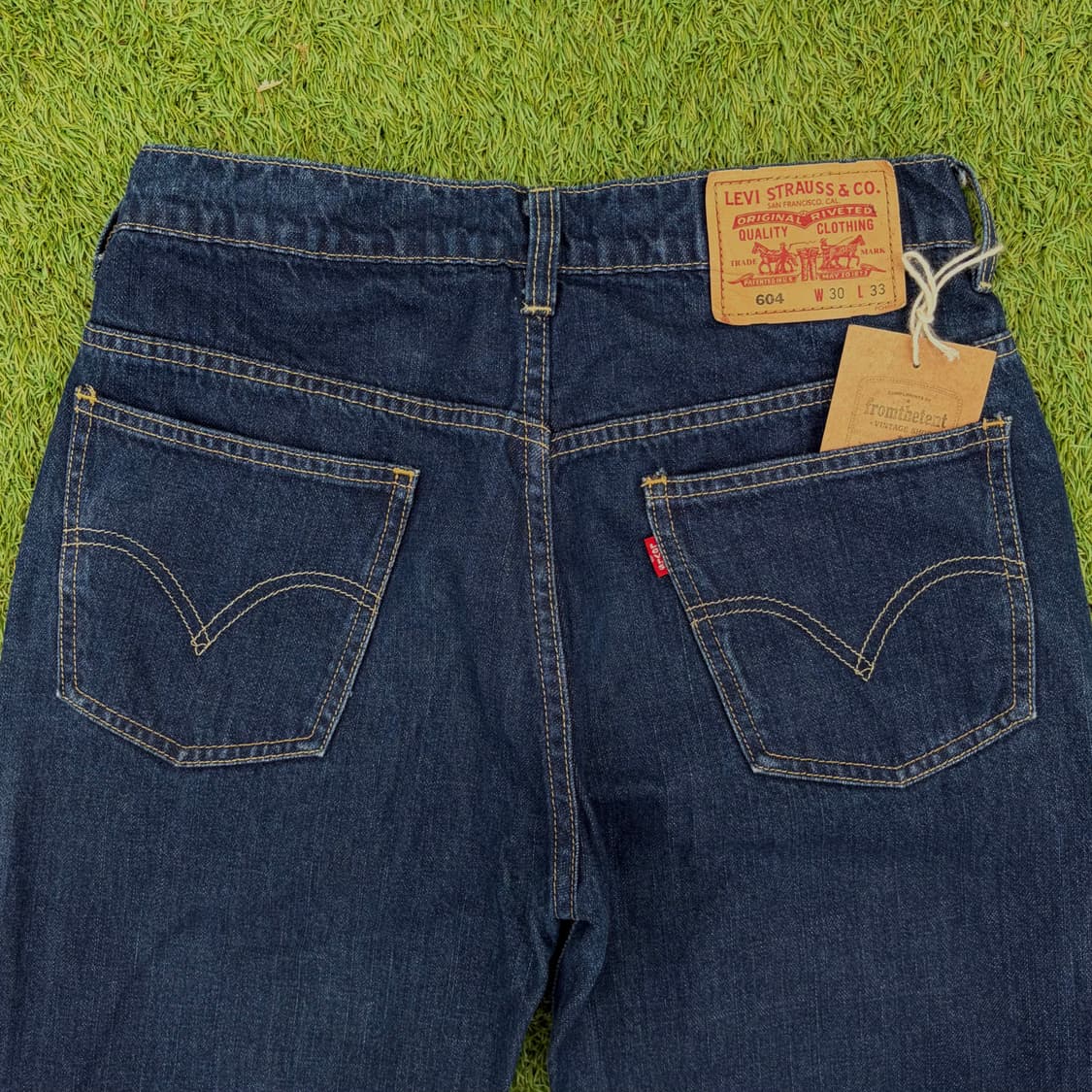 리바이스 604 스트레이트 인디고 데님 (30)   상품이미지3