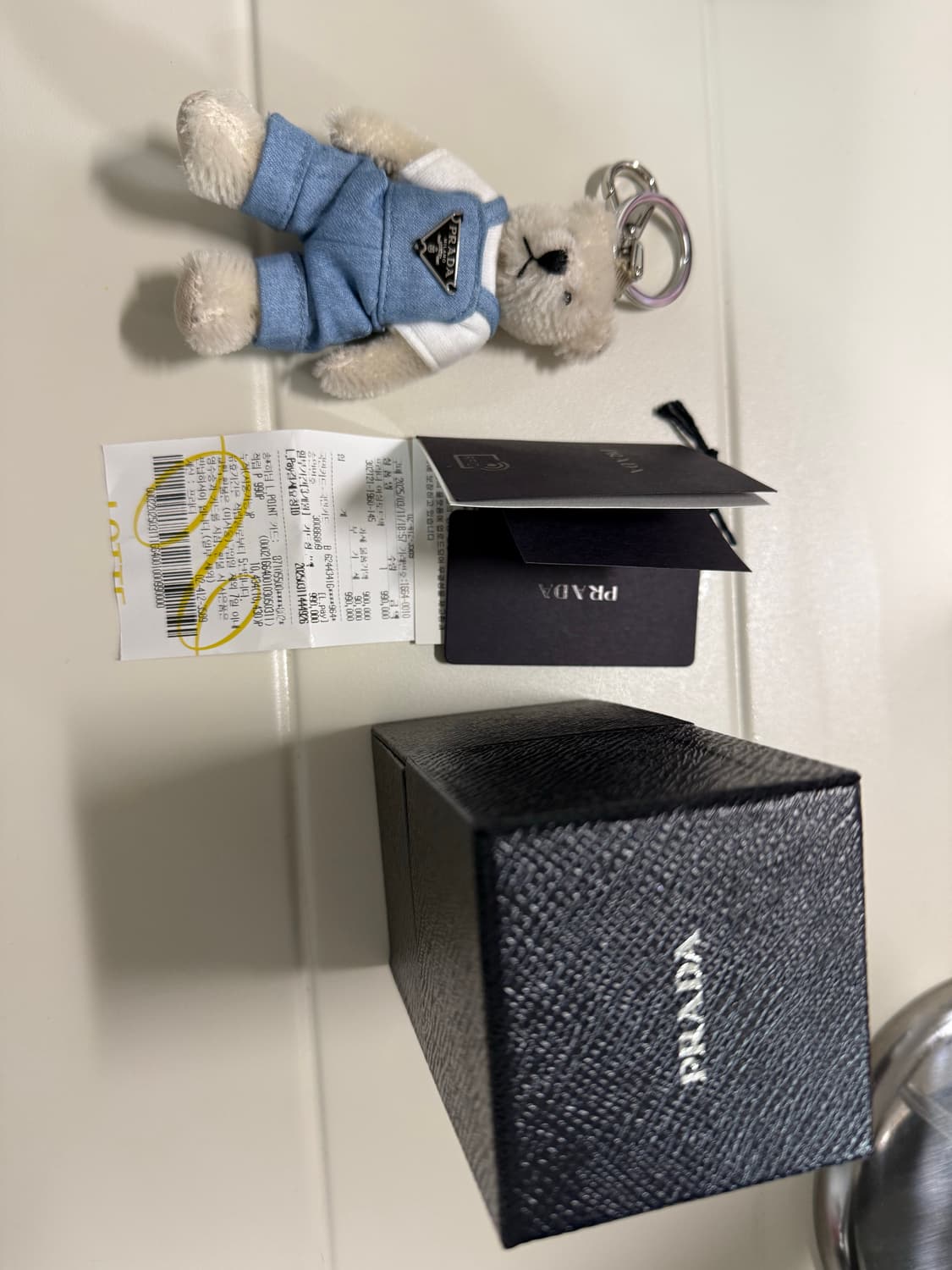 프라다 곰돌이 키링 풀박스 (구매영수증) 상품이미지3