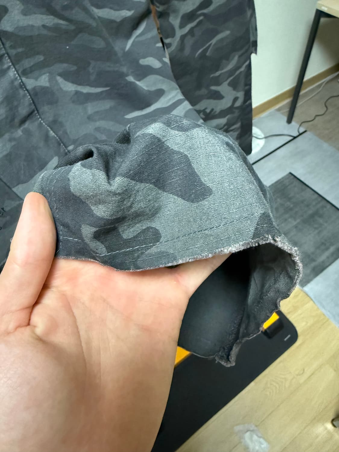 언더마이카 무.53 플레이 빅 카고 립 카모 팬츠 그레이 상품이미지7