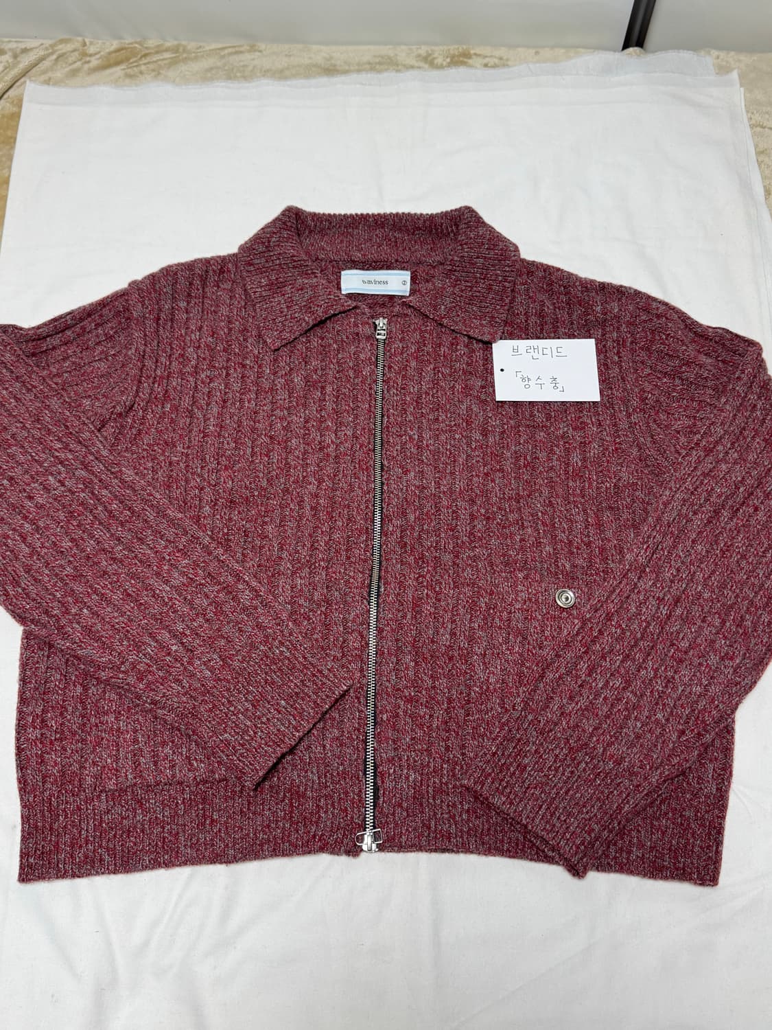 웨이비니스 / 타임리스 카라 풀집업 (그레이시 레드) / 2 상품이미지2