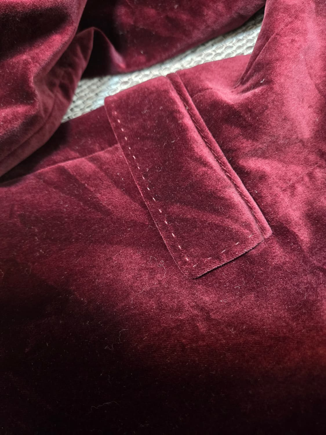 ICB Burgundy Velvet Blazer (Made in Japa 상품이미지6