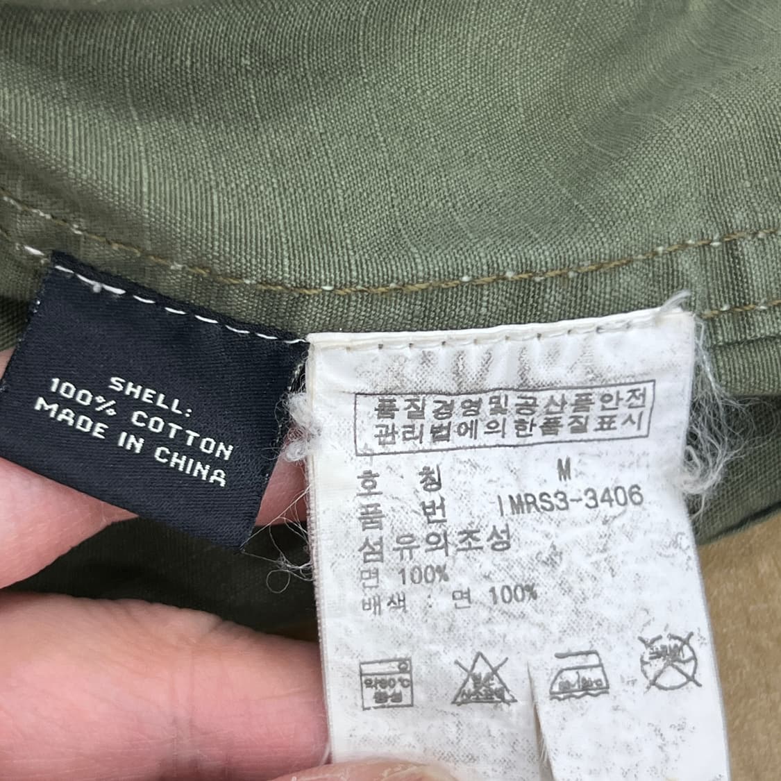 폴로 랄프로렌 진스 카키 멀티 포켓 스컬 패치 M-43 야상 자켓 M 상품이미지9