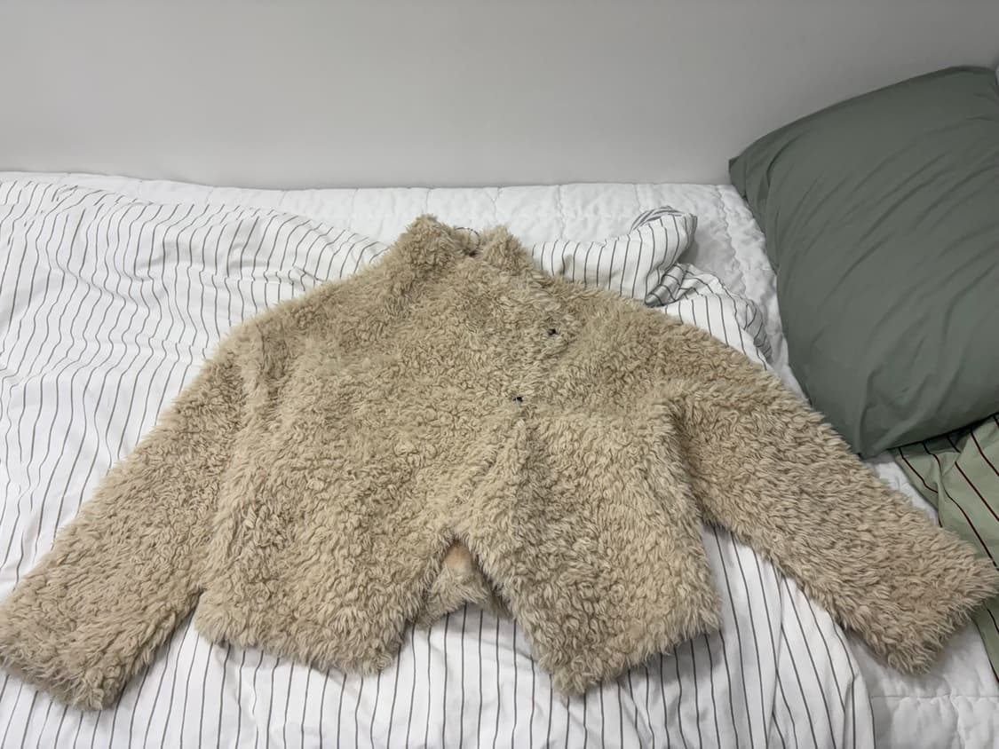 릿킴 퍼자켓 아이보리 상품이미지3