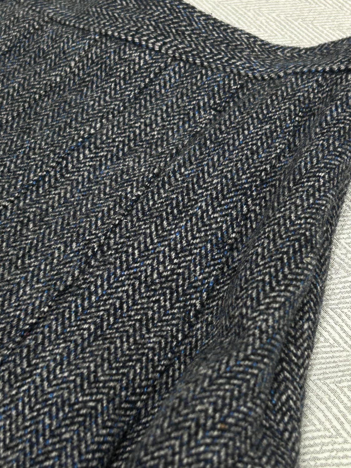 프로스트제이 헤링본 롱 플리츠 스커트 M 상품이미지6