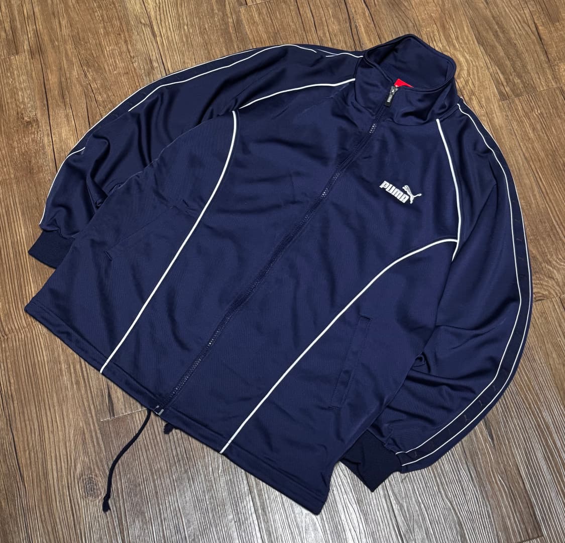 푸마 일본 올드스쿨 사이드라인 네이비 져지 상품이미지1