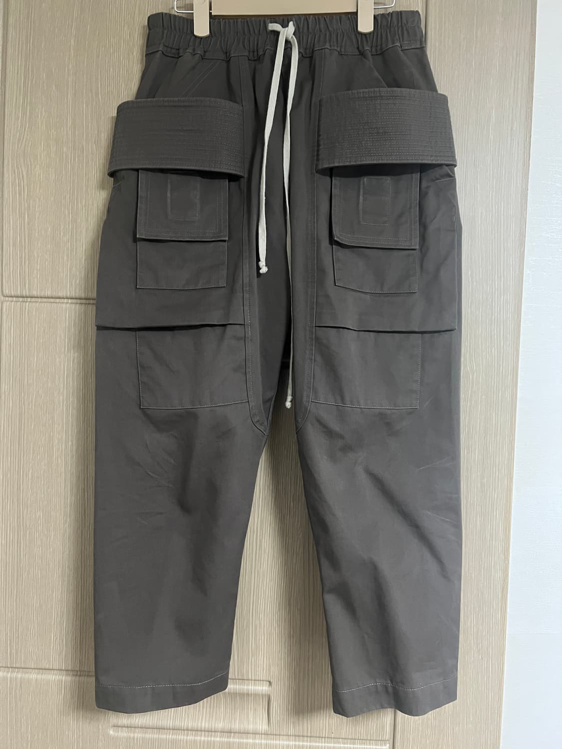 릭오웬스 다크쉐도우 태권도 크롭 조거 팬츠  상품이미지1