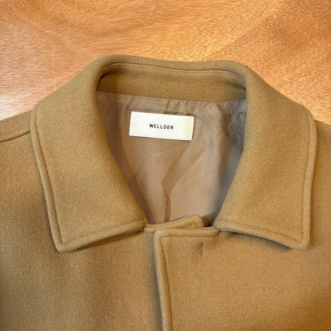 19aw 웰더 베이지 박시 카코트 상품이미지9