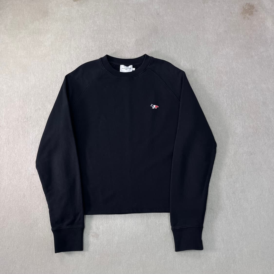 95 메종키츠네 트리컬러 폭스패치 맨투맨 상품이미지1