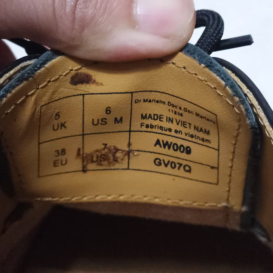 [5UK] 닥터마틴 1461 나파 3홀 (240~245) 무광 상품이미지7