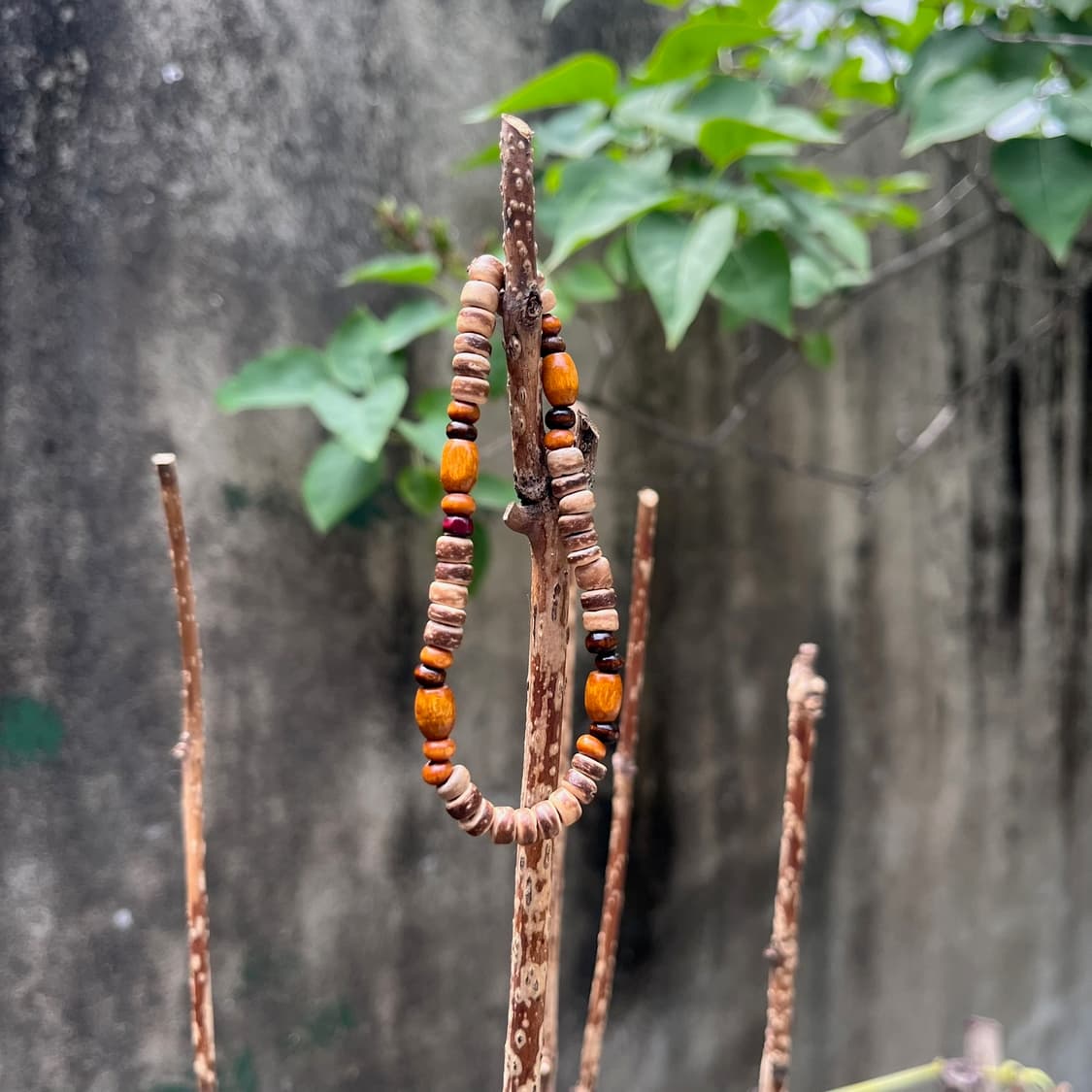 빈티지 우드 믹스 비즈 팔찌  상품이미지2