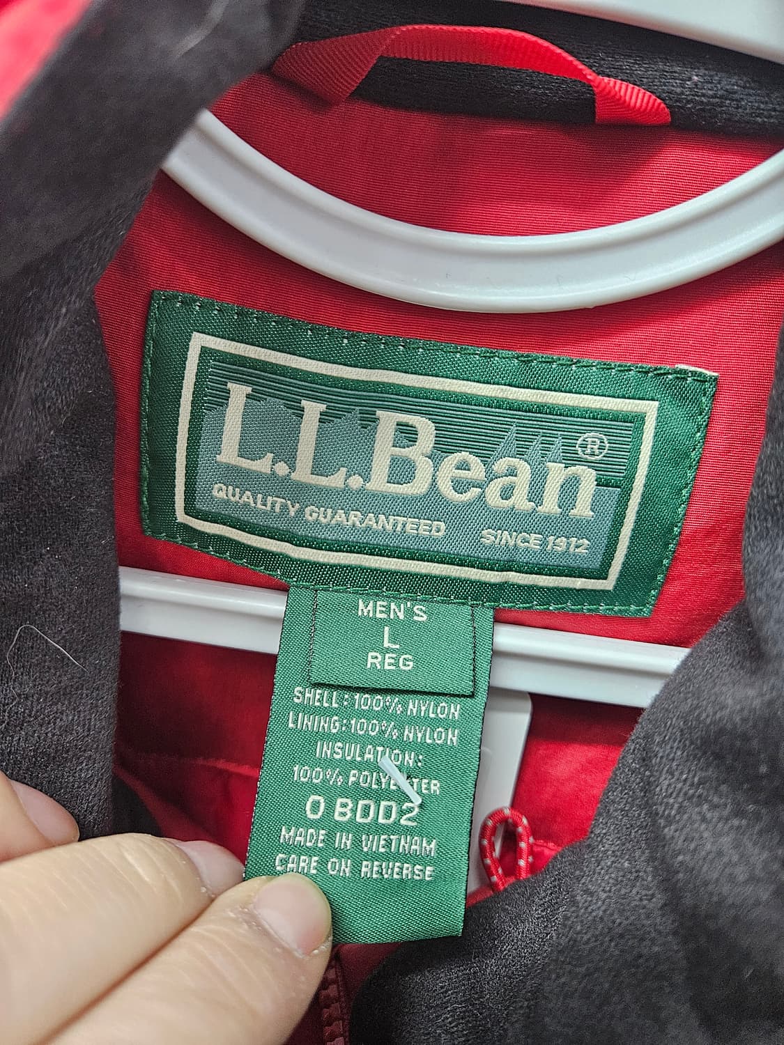 L.L.Bean  엘엘빈 레드 패딩 상품이미지5