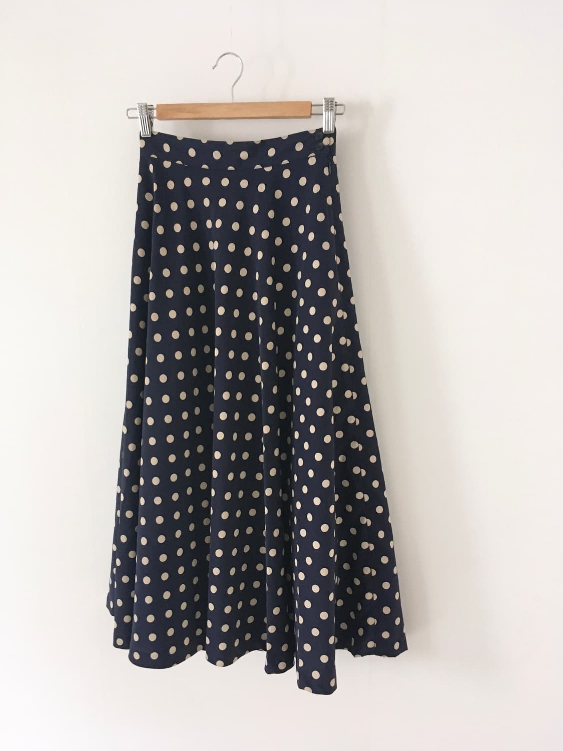 dot maxi flare skirt 상품이미지2
