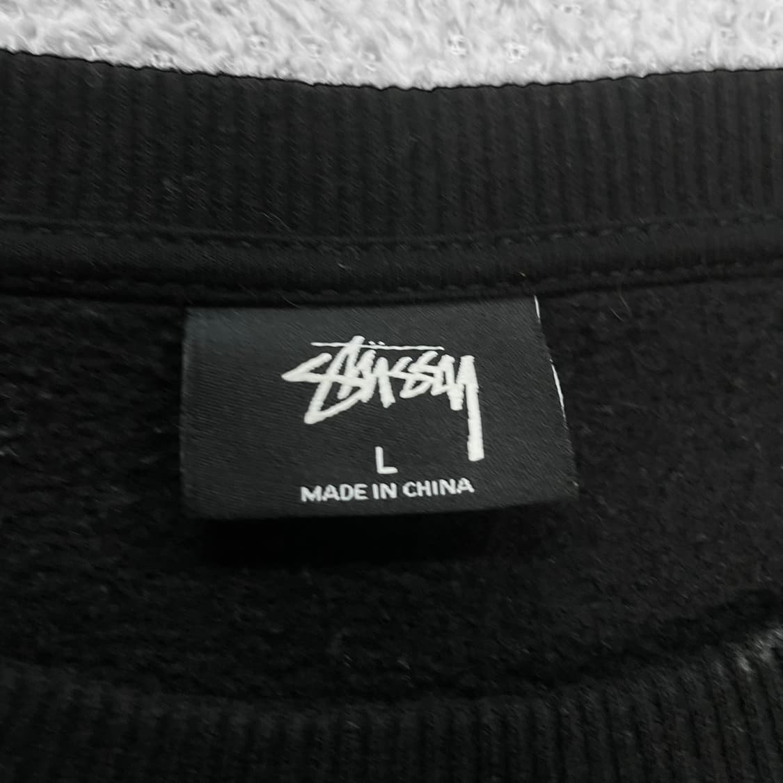 스투시 Stussy 도미노 다이스 크루넥 맨투맨 블랙 상품이미지5