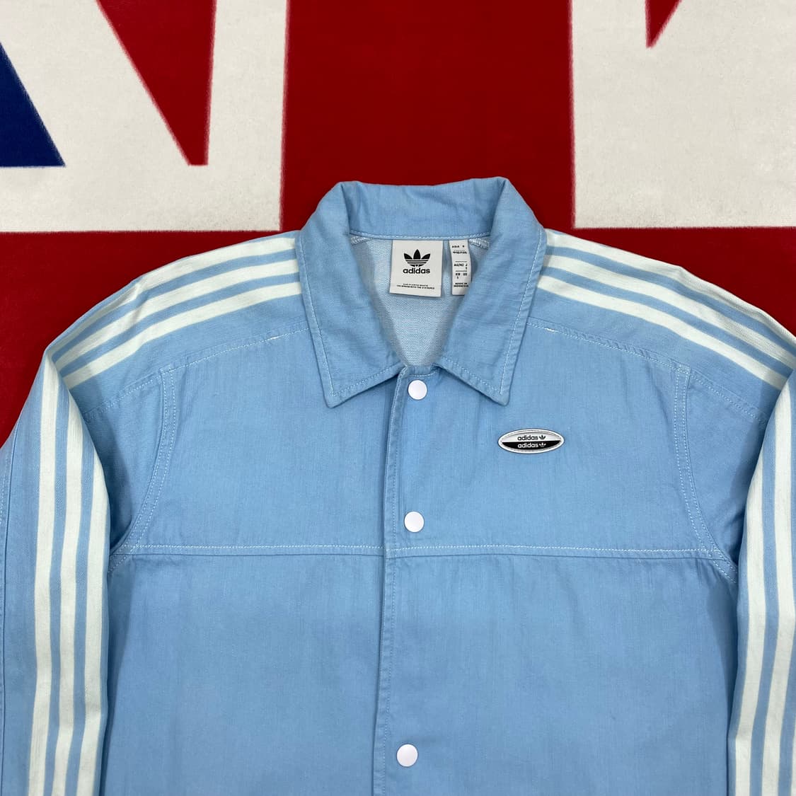 아디다스 데님 코치자켓 S 실측 M  상품이미지3