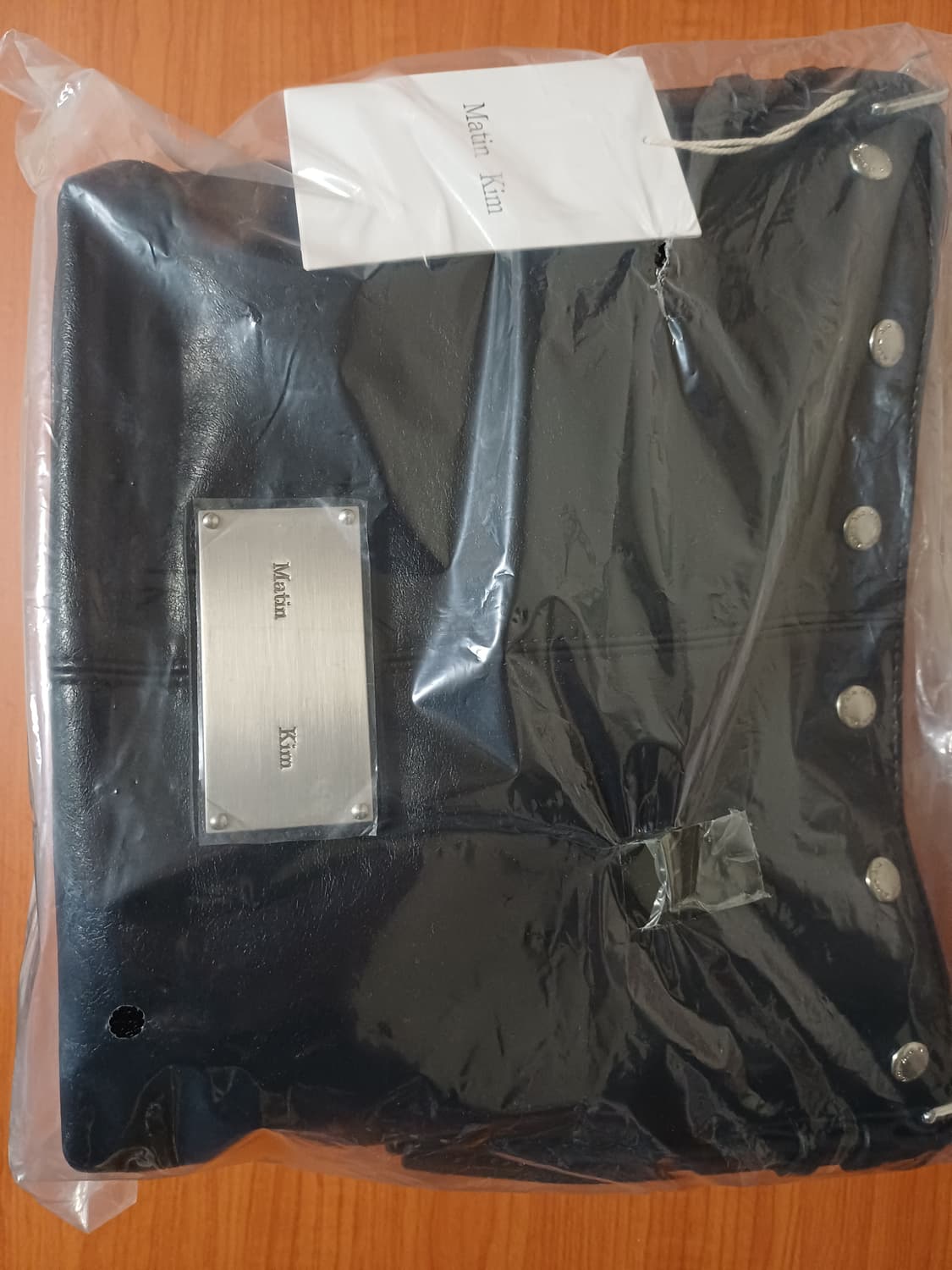 마뗑킴 마뗑 스터드 포인트 스몰 숄더백 블랙 상품이미지2