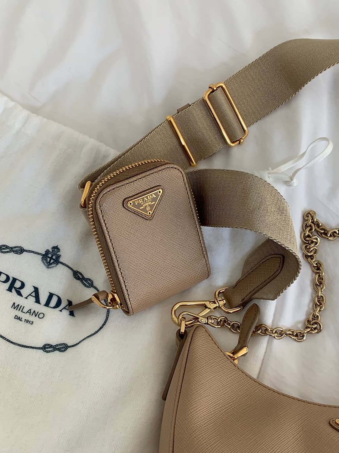 프라다 가죽 숄더백 상품이미지8