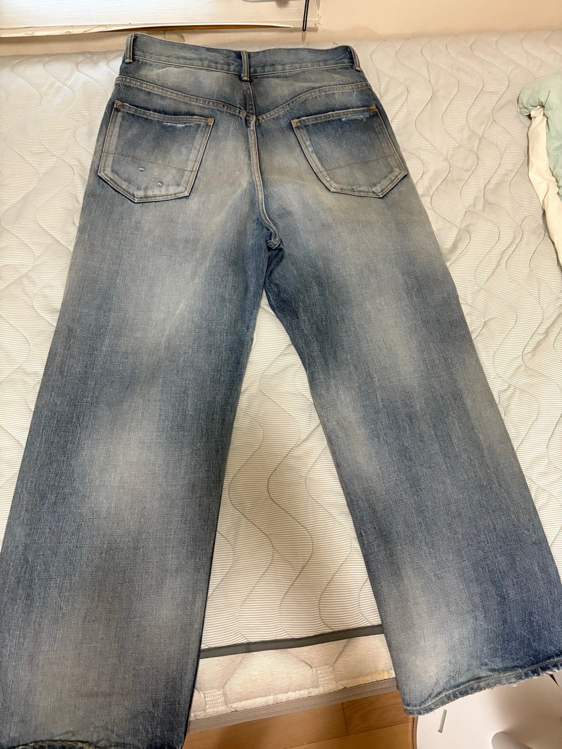 M) 안셀름 크래쉬 셀비지 데님 상품이미지3