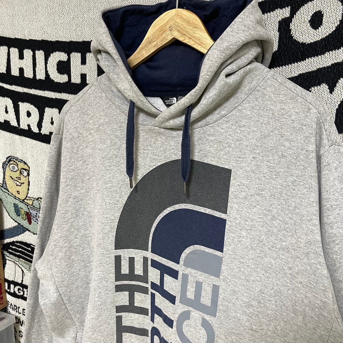 노스페이스 그레이 후드티 상품이미지3