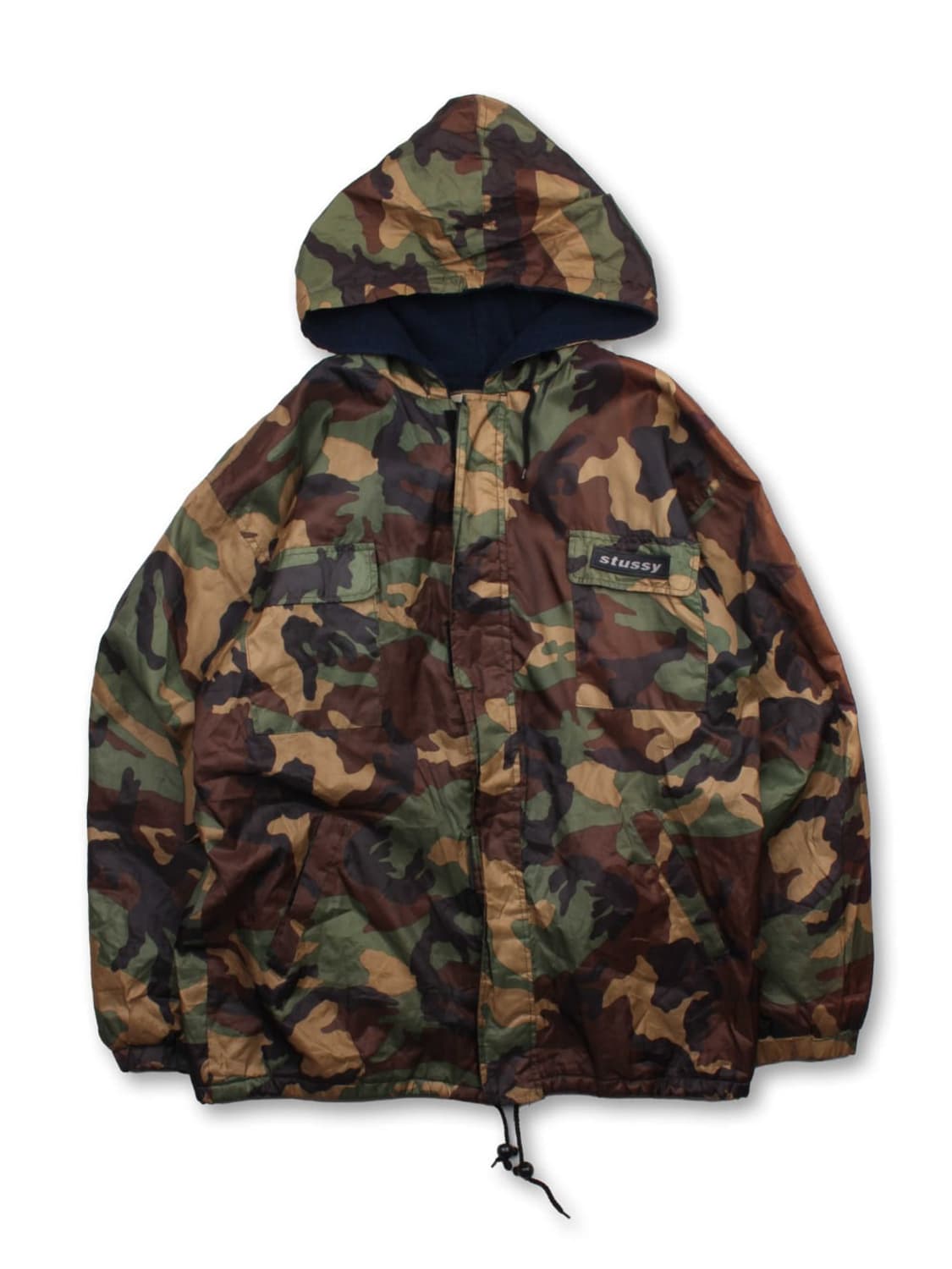(L) 90s 올드 스투시 OUTDOOR 카모 자켓 상품이미지1