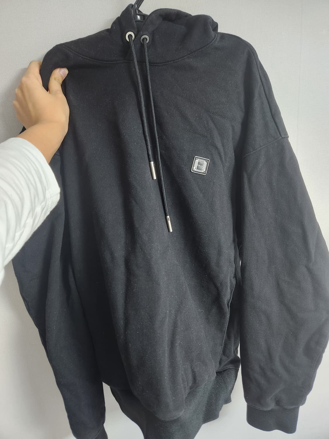 솔리드 옴므 백로고 후드티 50 상품이미지4