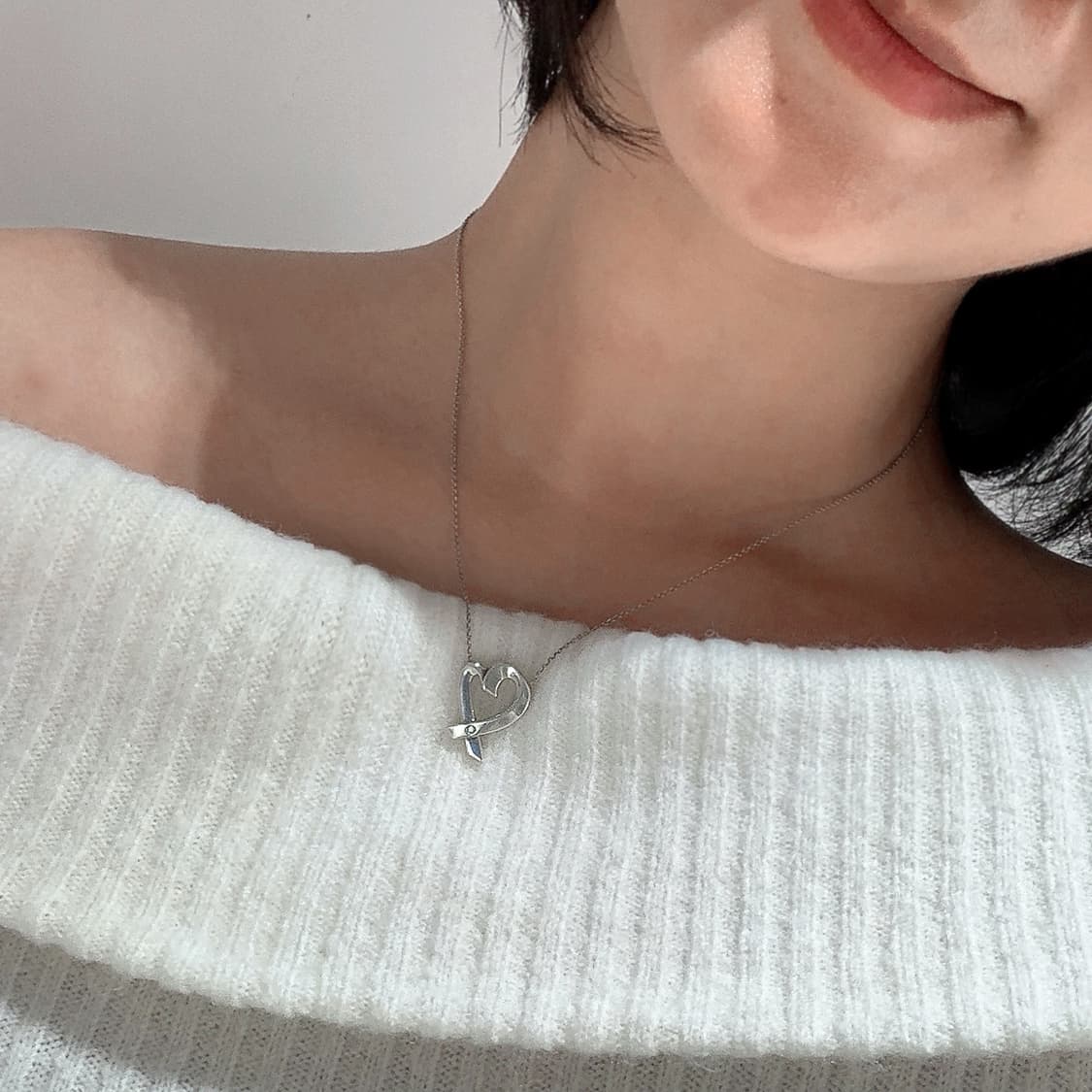 티파니앤코 팔로마 피카소 러빙하트 다이아 목걸이 상품이미지8