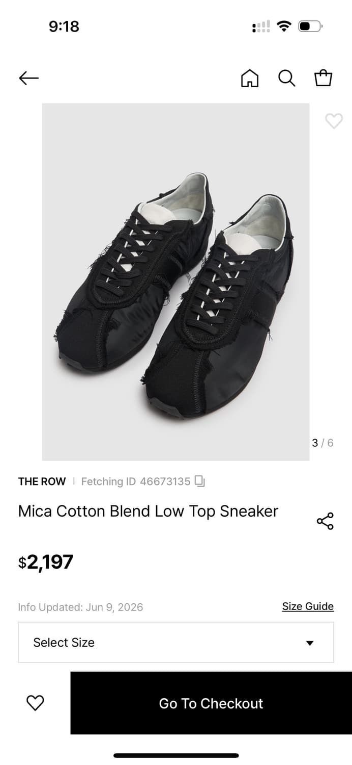 (36) THE ROW 미카 스니커즈 판매 Mica sneaker 새제품 상품이미지10