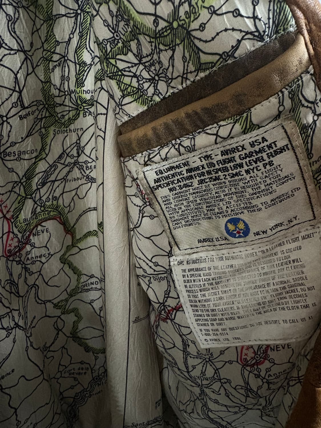 아비렉스 웨스턴 패치 A-2 상품이미지8