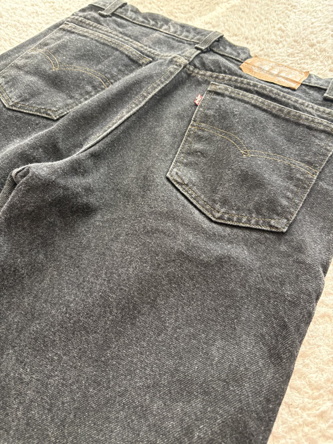 90s 리바이스 517 흑청블랙진 made in usa 상품이미지8