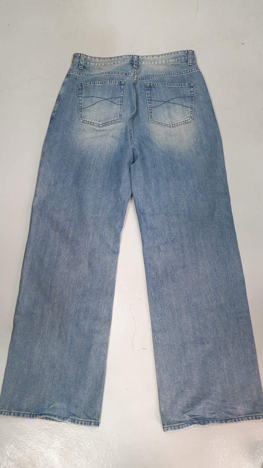 벨리에 중청 와이드 데님 팬츠 W32 L32 상품이미지2