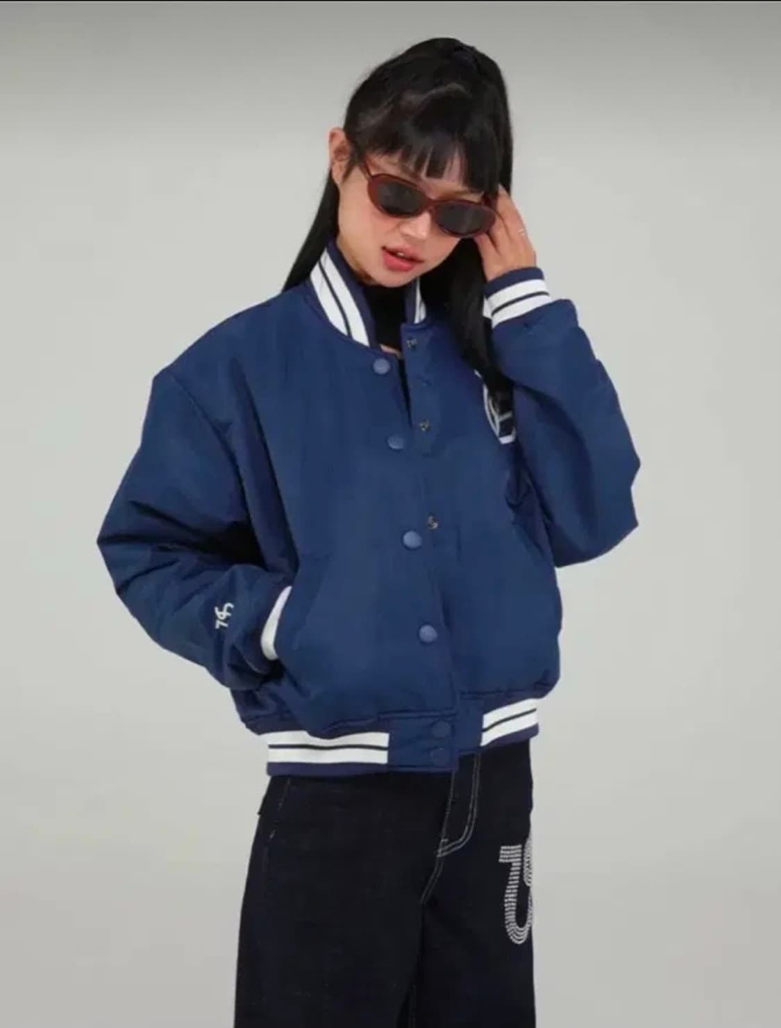 어글리쉐도우 바시티 SYMBOL LOGO BASEBALL JUMPER 상품이미지2