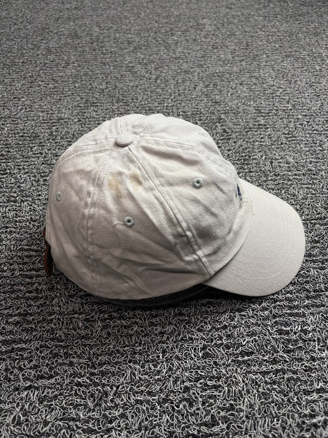 폴로 랄프로렌 포니 로고 가죽 스트랩 볼캡 1989 상품이미지5